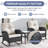 Gaetanino 5-Pieces Outdoor Wicker Seating Group With Cushions-1928631317-1928631326