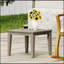 Table d'appoint en bois d'acacia Hampton, durable et élégante pour l'extérieur, résistante aux intempéries et à l'assombrissement-1328318590