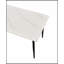 Table de salle à manger rectangulaire de style Mid-Century avec plateau en porcelaine et pieds en métal-1795978558-1795977922