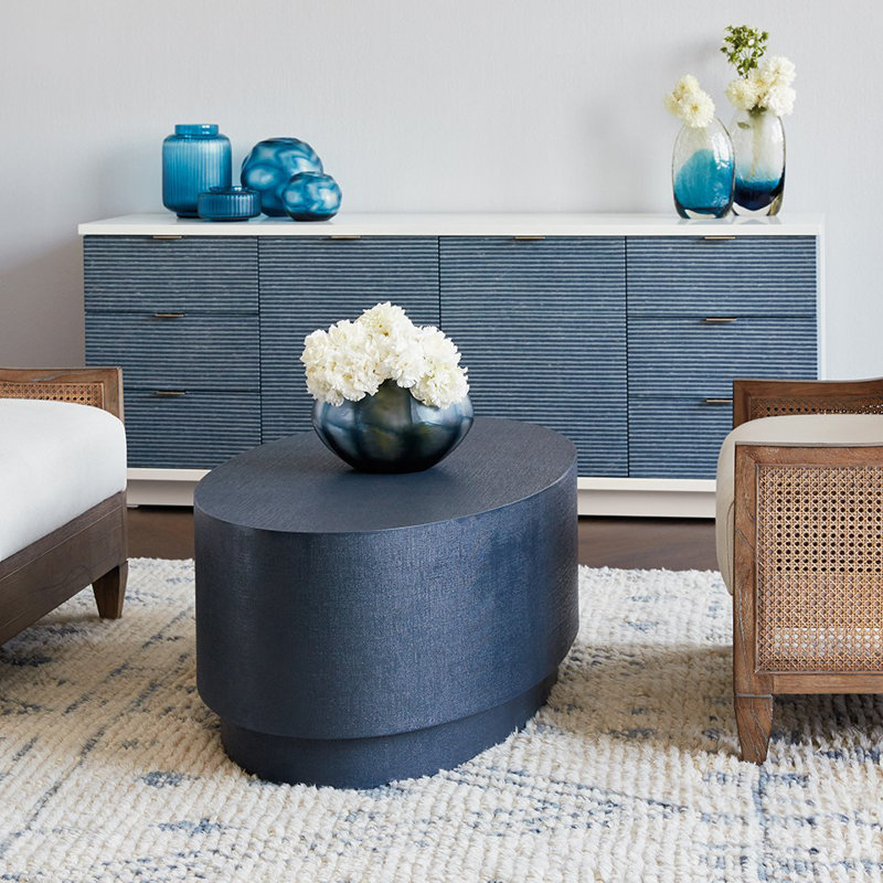 Mila Coffee Table, Navy Blue