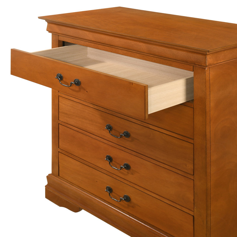 31 " W 5 - Drawer Dresser, Oak