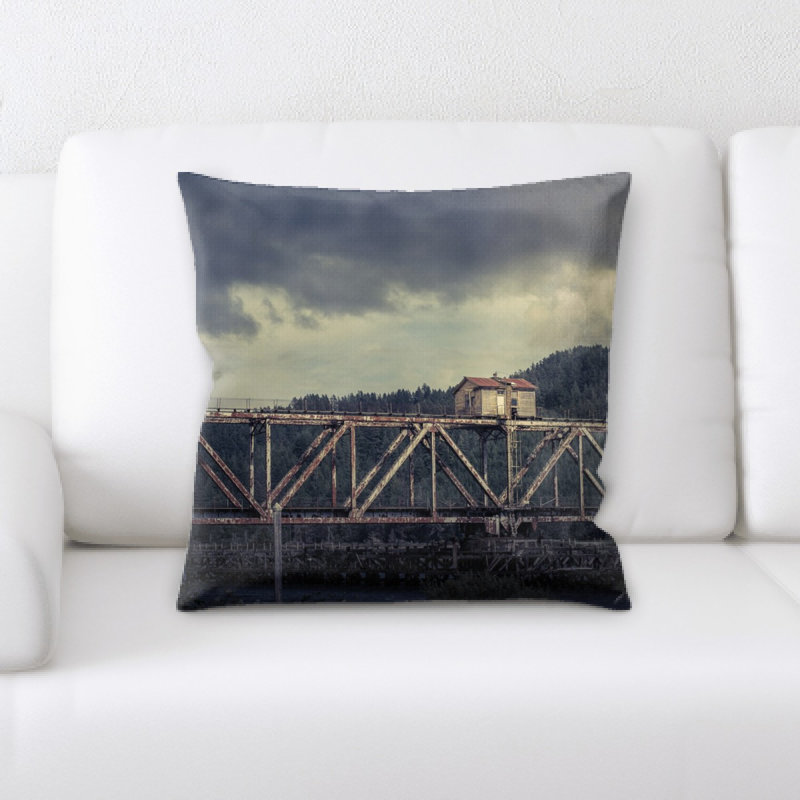 Microsuede Reversible Throw Pillow