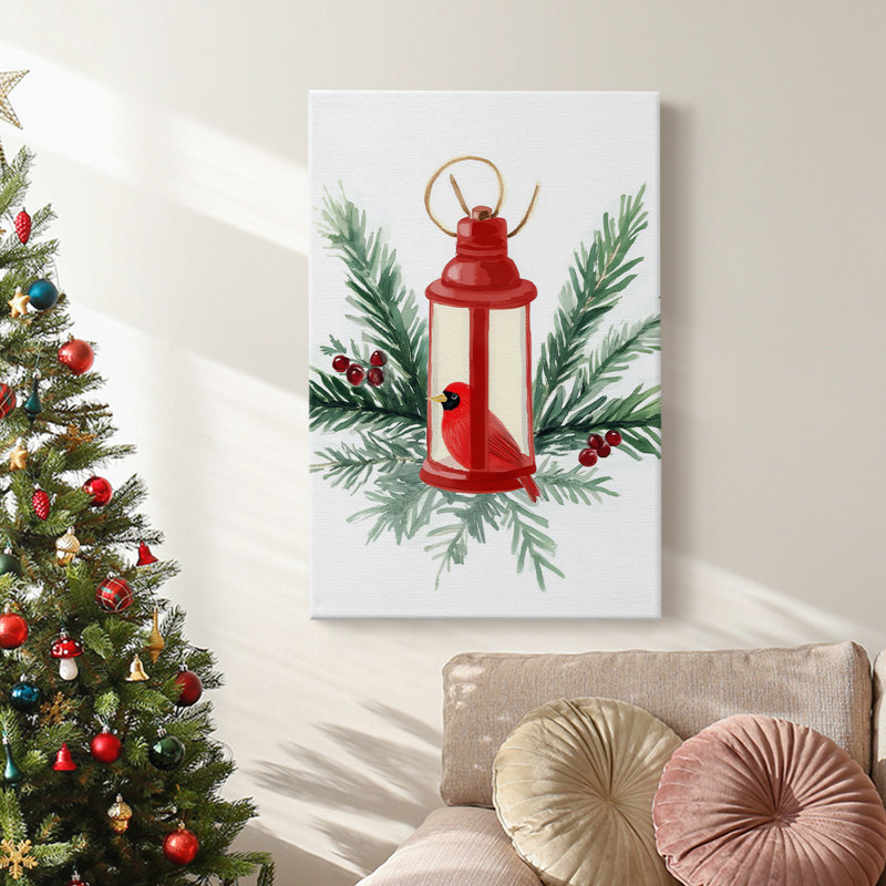 Art des Fêtes de Noël - Toile tendue avec châssis CCDA, H 48 po x l 32 po