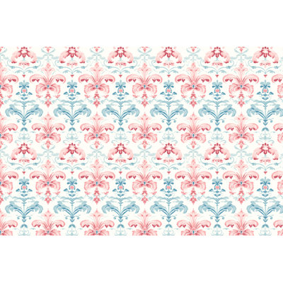 Literie rose / bleu