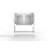 Disar 30'' Single Bathroom Vanity Base Only in White