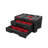 Keter Stack-n-Roll Two Drawer Tool Box Tool Storage for Small Parts and Power Accessories, Fits Keter Modular Tool Storage System, Black