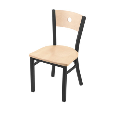 Chaise de salle à manger en bois massif Voltaire