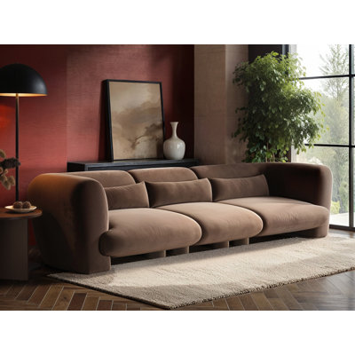 4 Seater Velvet Sofa