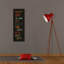  «Fair Trade Panel 1» par Cheryl Warrick, art mural sur toile, 12 po x 36 po