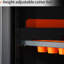 Armoire porte-outils, Cat40 / Bt40, L 33,4 po x l 21,6 po H 72 po, nouveau matériau ABS, effet tampon, pour les services d'entretien, fenêtres en acrylique transparent, rangement sécuritaire