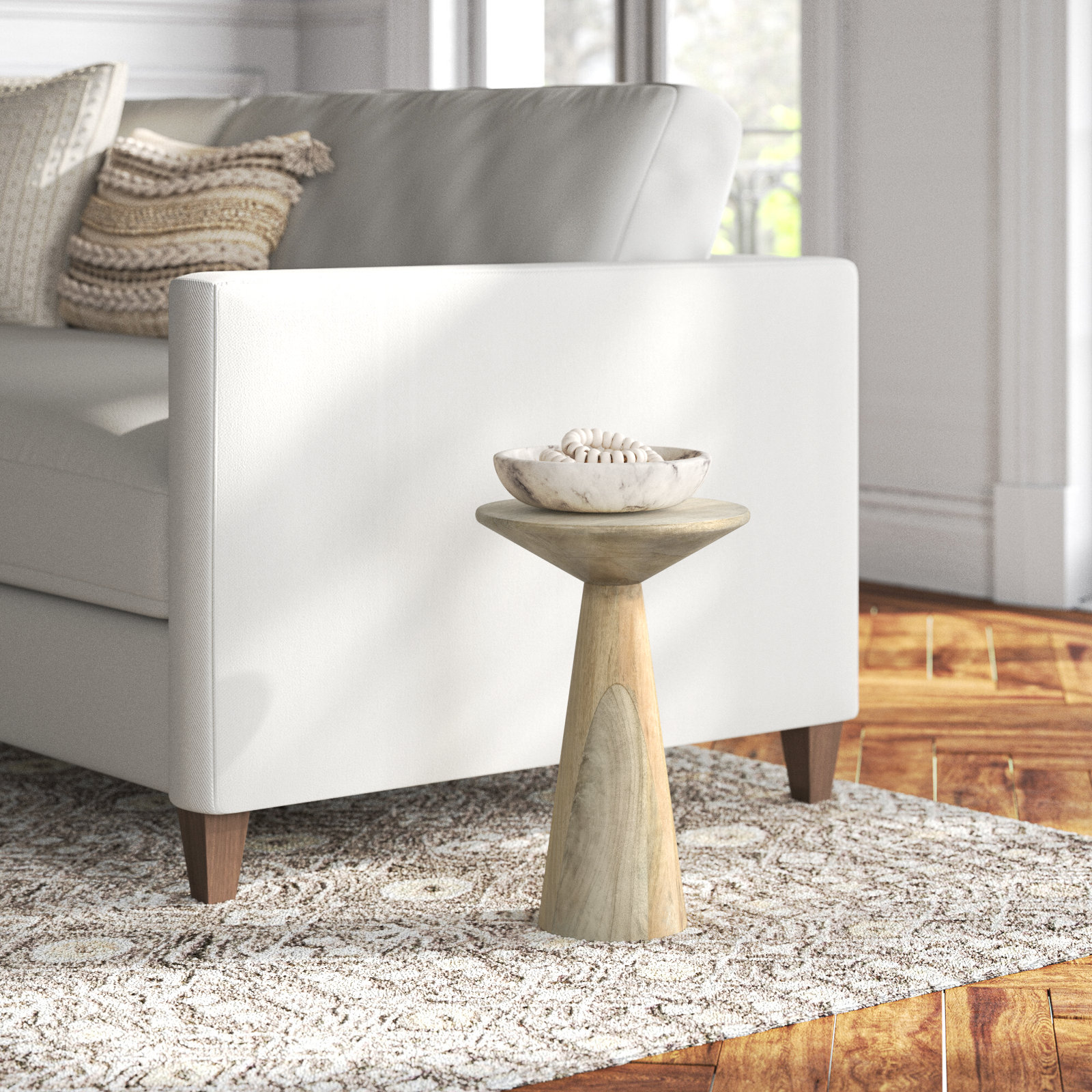 Garrison End Table, 18" H x 11.5" W x 11.5" D