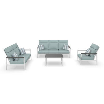 Townsend 4 Person Seating Group With Sunbrella Cushions