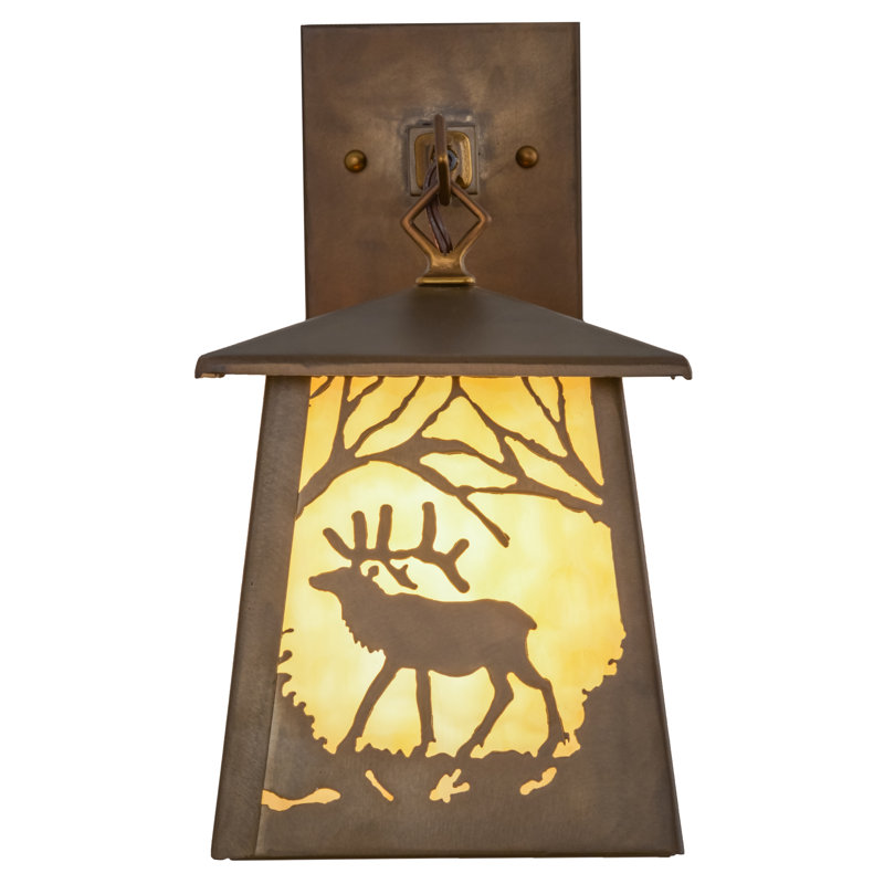 Luminaire à cloison d'extérieur 2 lumières
