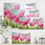 Tulipes, fleurs, peinture sur toile-60160086-60160095