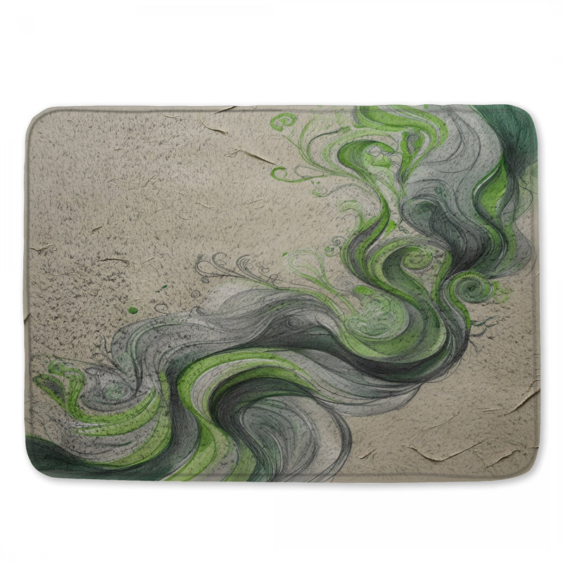 Tapis de bain Swirling, L 34 po x L 21 po