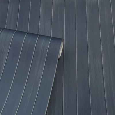 Sophie Laurence Blue Panel Effect Paste The Wall Wallpaper 924605