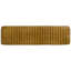 Banc de salle à manger élégant en chameau et noir avec revêtement - Fournit un confort élégant et une fabrication en métal de style chambre à coucher avec coussin en mousse foncé