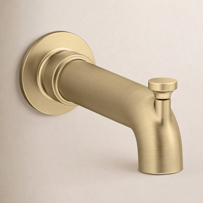 Castia Wall-Mounted Bath Spout with Diverter