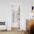 1-Lite Mirrored Door Solid Manufactured Wood Bi-Fold Door with Installation Hardware Kit-88678576