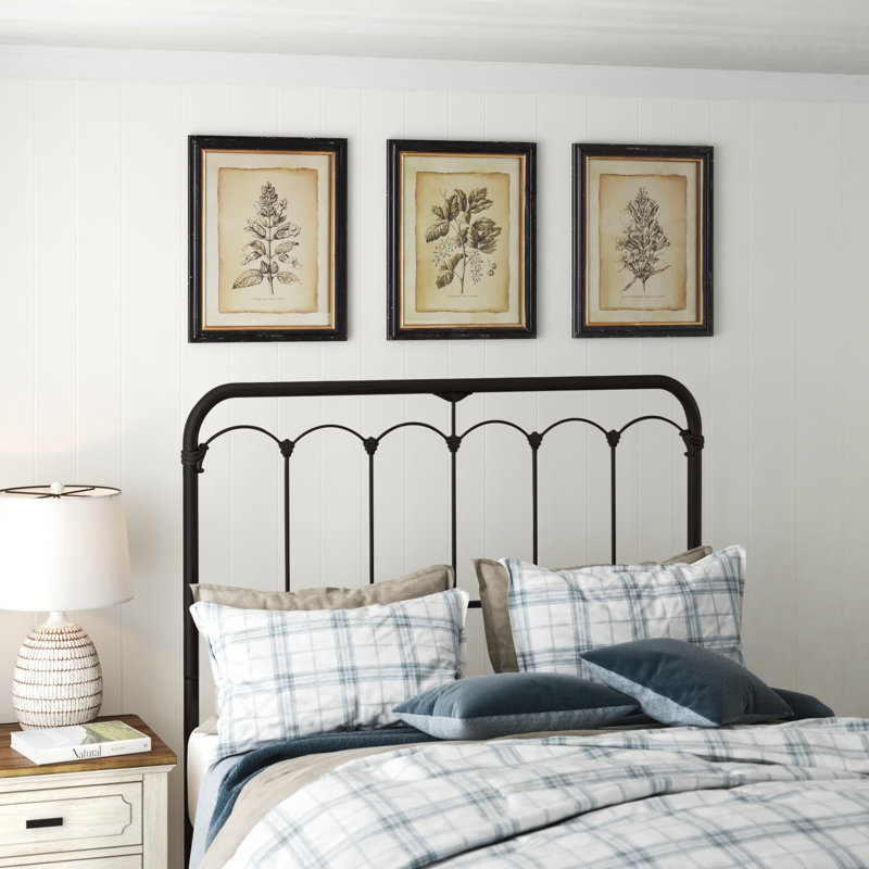 Amielia Headboard, Full, Black Speckle
