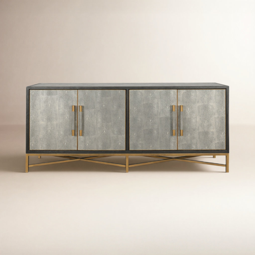 Meera 76" Wide Wood Sideboard Joss & Main 