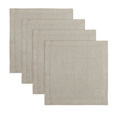 100% Pure Linen Square Placemats - Fete