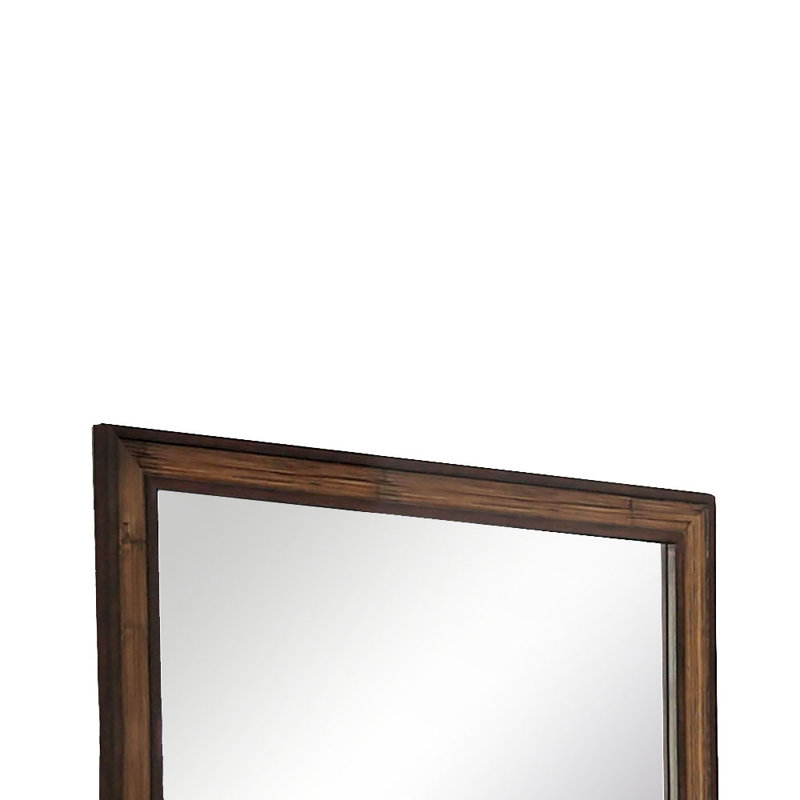 Lyerly Wood Convex Wall Mirror