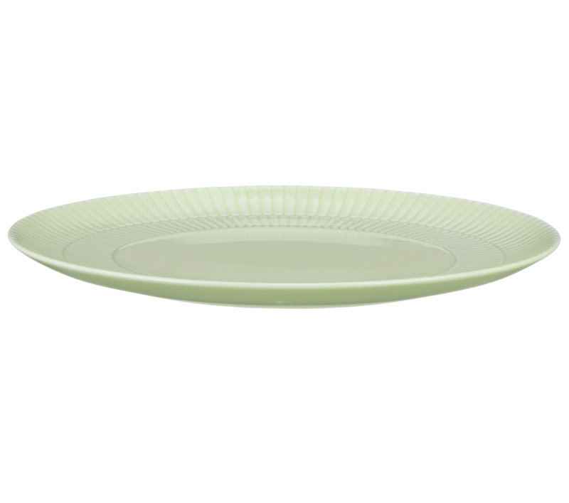Amina 27.8cm Porcelain Dinner Plate, Green