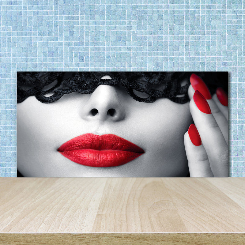 Aleezay 50cm W x 100cm L Glass Peel and Stick Panel