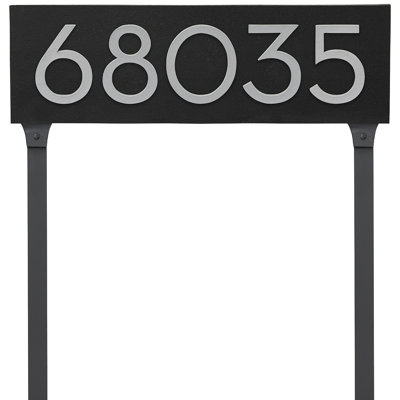 Floating 1-Line Lawn Address Sign