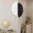 Double-Sided Metal Wall Clock