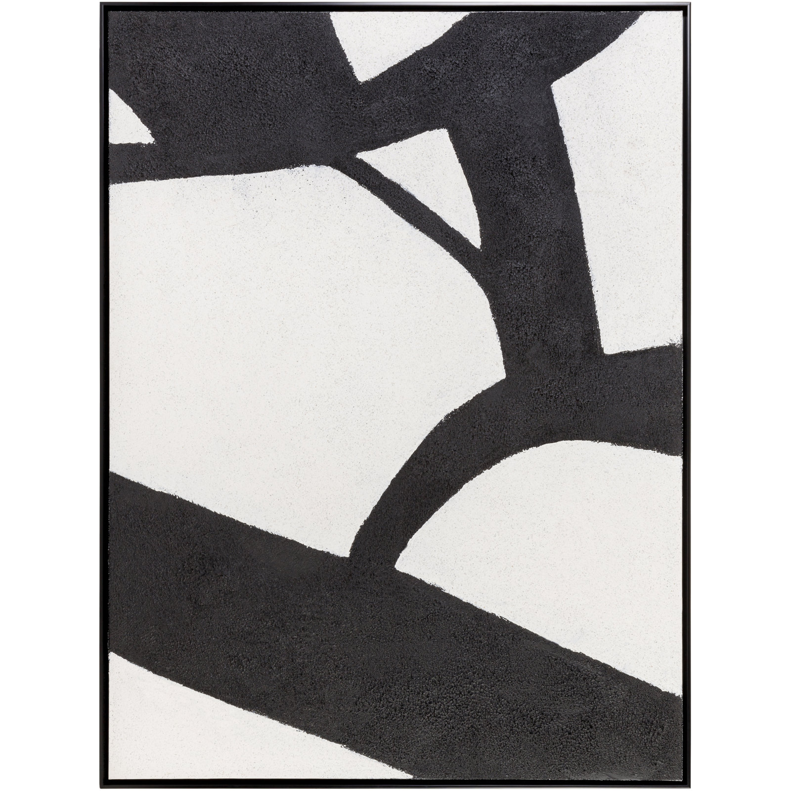 Lucero "Abstract" 2-Piece Canvas Print, Black Framed, 48" H x 36" W