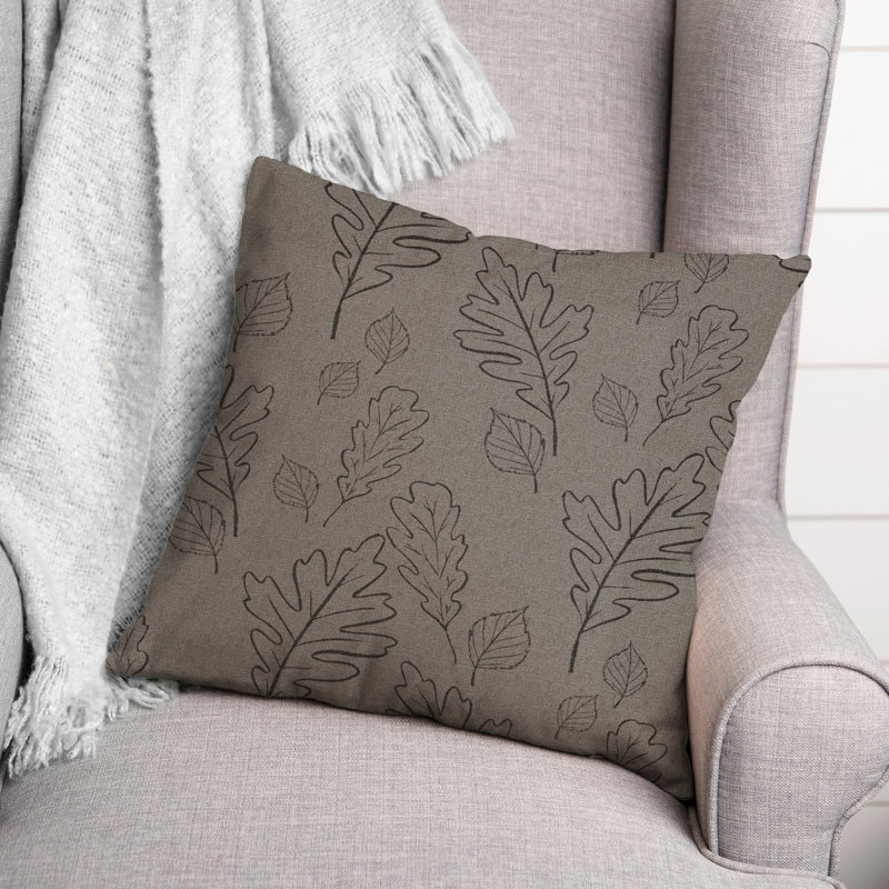 Coussin décoratif carré, Gris