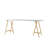 Kesden Marble Brass Writing Desk