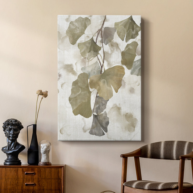 Ginkgo Accent I - galerie sur mesure Cavas, H 36 po x l 24 po