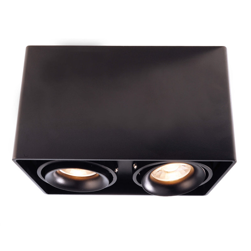 Mona LED Flush Mount, Black