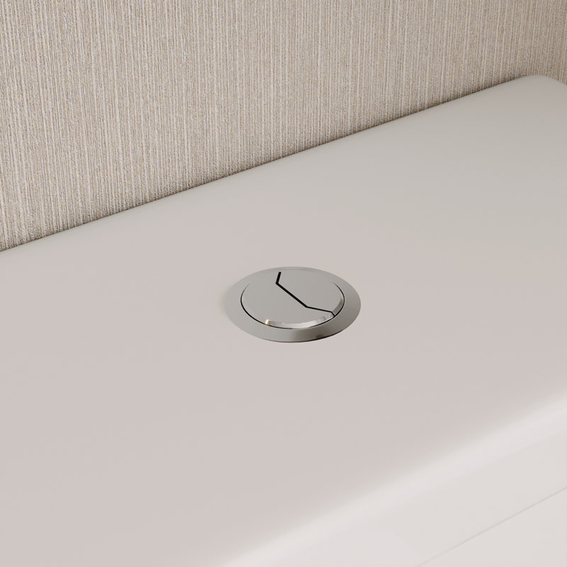 DeerValley One Piece Toilet For Bathroom, Dual Flush Modern Toilet, 12'' Rough-In Toilet with Comfort Seat Height