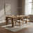 Heckman 94" Oak Dining Table, Brown