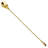 Everly Quinn Tear Drop Bar Spoon Silver-993061069
