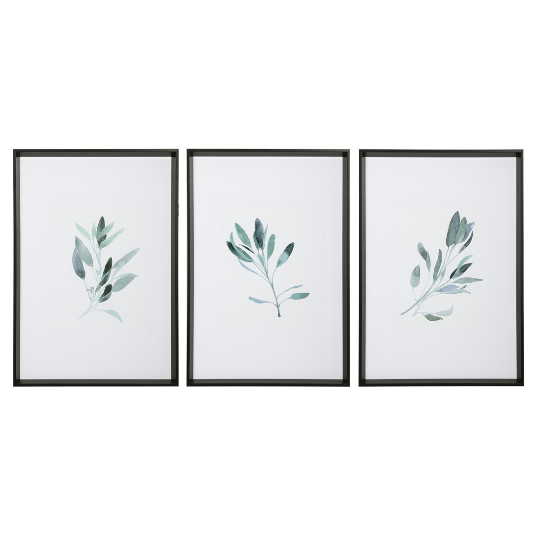 " Simple Sage " by Emma Scarvey 3 - Pieces Gracie Oaks