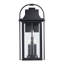 Applique murale d'extérieur 18,2 po 3 lumières noire 18,2 po-549989376-560379379