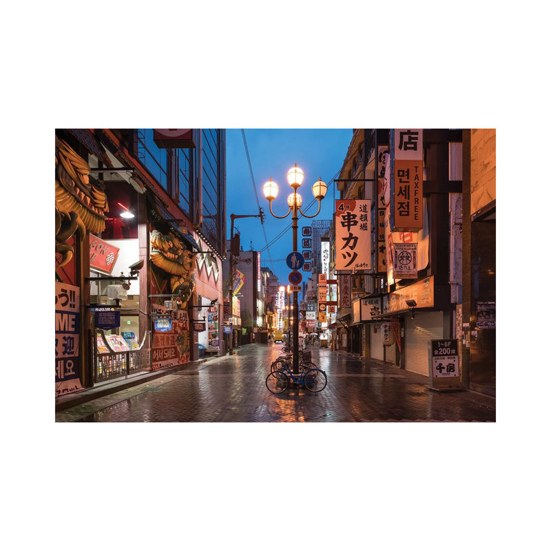 Dotonbori District, Osaka, Kansai, Japan 1 Piece Wrapped Canvas Wall Art, 101.6 cm H x 66.04 cm W x 1.91 cm D