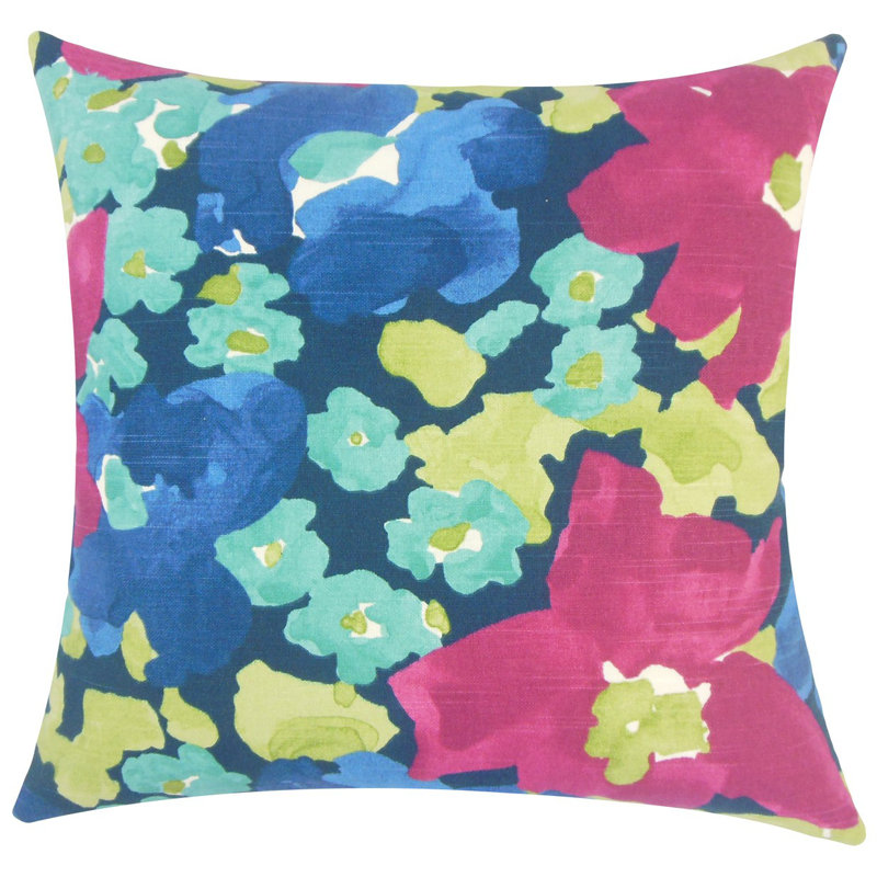 Coussin en coton Qing, H 20 po x l 20 po x P 5 po