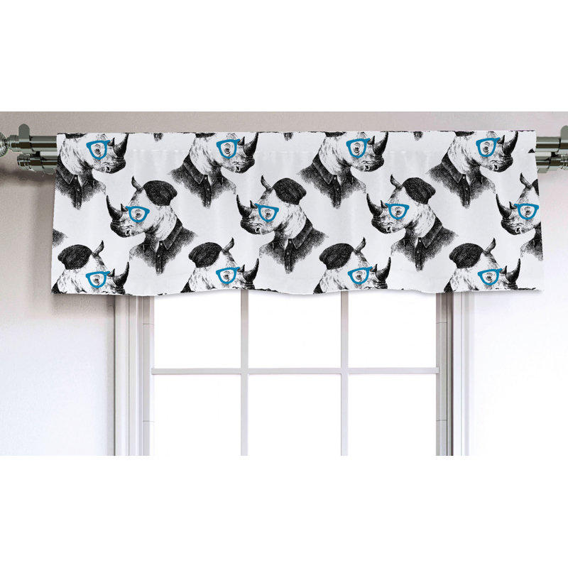Sateen Ruffled Window Valance