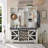 Krischan 59" Wide Farmhouse Hall Tree, Open Storage And Shoe Storage-1750056794