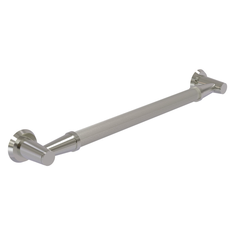 Barre d’appui à roseau, Nickel satiné, l 24 po