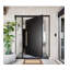 Porte pivotante en fer Hades