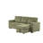 Maslynn 3-Piece Reversible Corduroy Pull-Out Sleeper Sectional with Storage-97561015