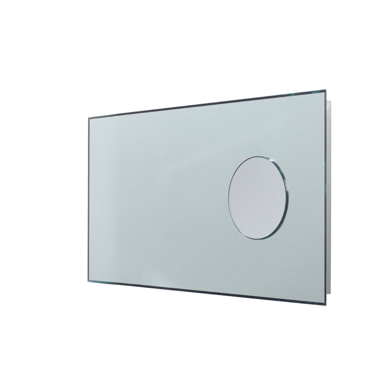 Linea Metal Wall Mirror, 17.3" H x 35.4" W