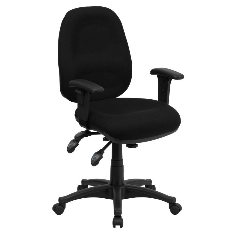 Wingler Executive Chair, Gray, Height and Width Adjustable Arms
